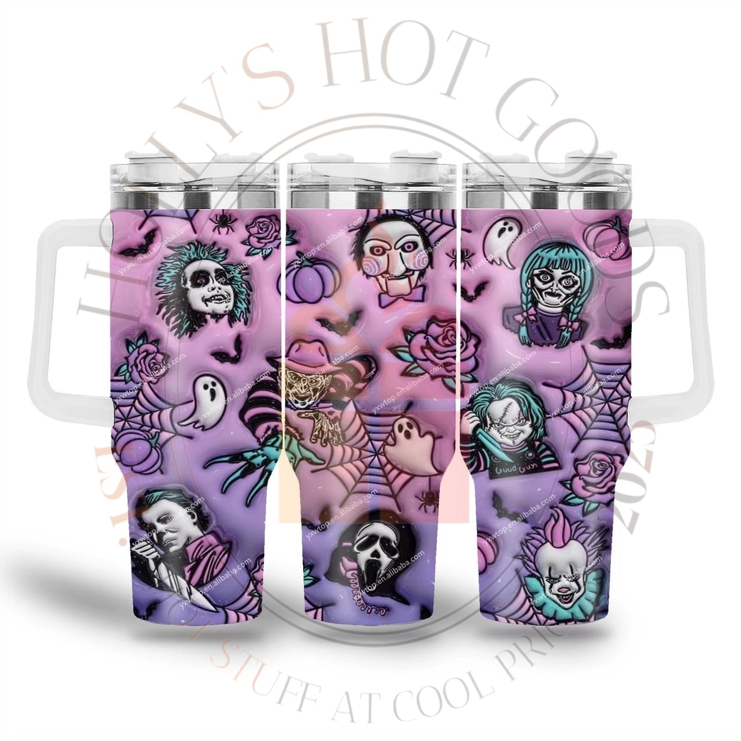 Girly Horror Tumbler