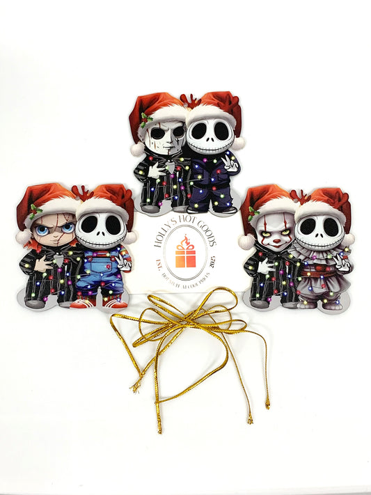 Horror Christmas Ornaments